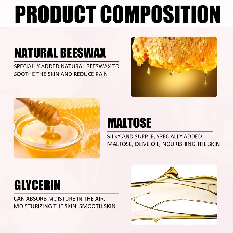 Moisturizing Beeswax Hair Removal Spray Foam - Plant Extract, Non